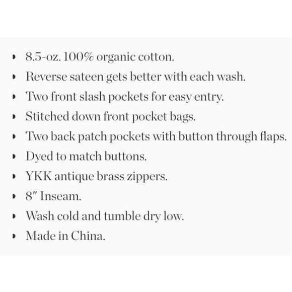 Taylor Stitch Trail Short In Navy Reverse Sateen Mens Retro Organic Cotton NEW - Picture 13 of 13